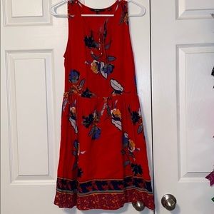 Red Floral Dress